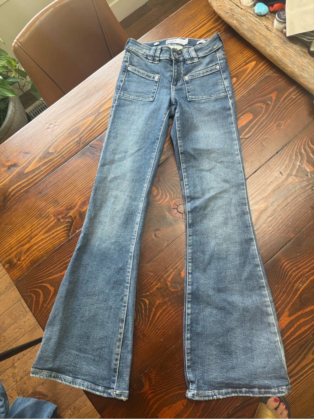 Garage Women's Medium Blue Flared Jeans